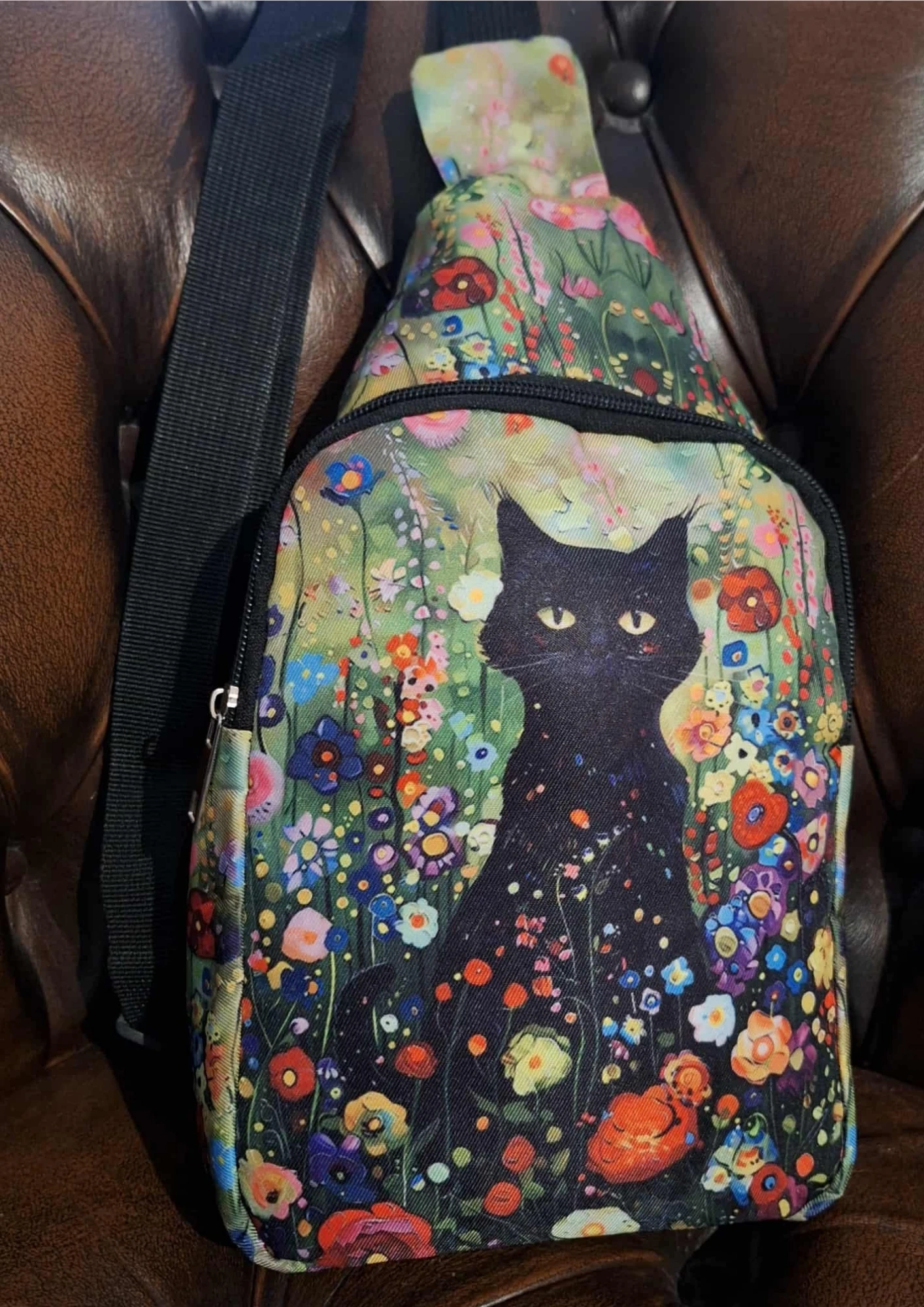 Chat Noir Multicolore Crossbody Bag – photo 11